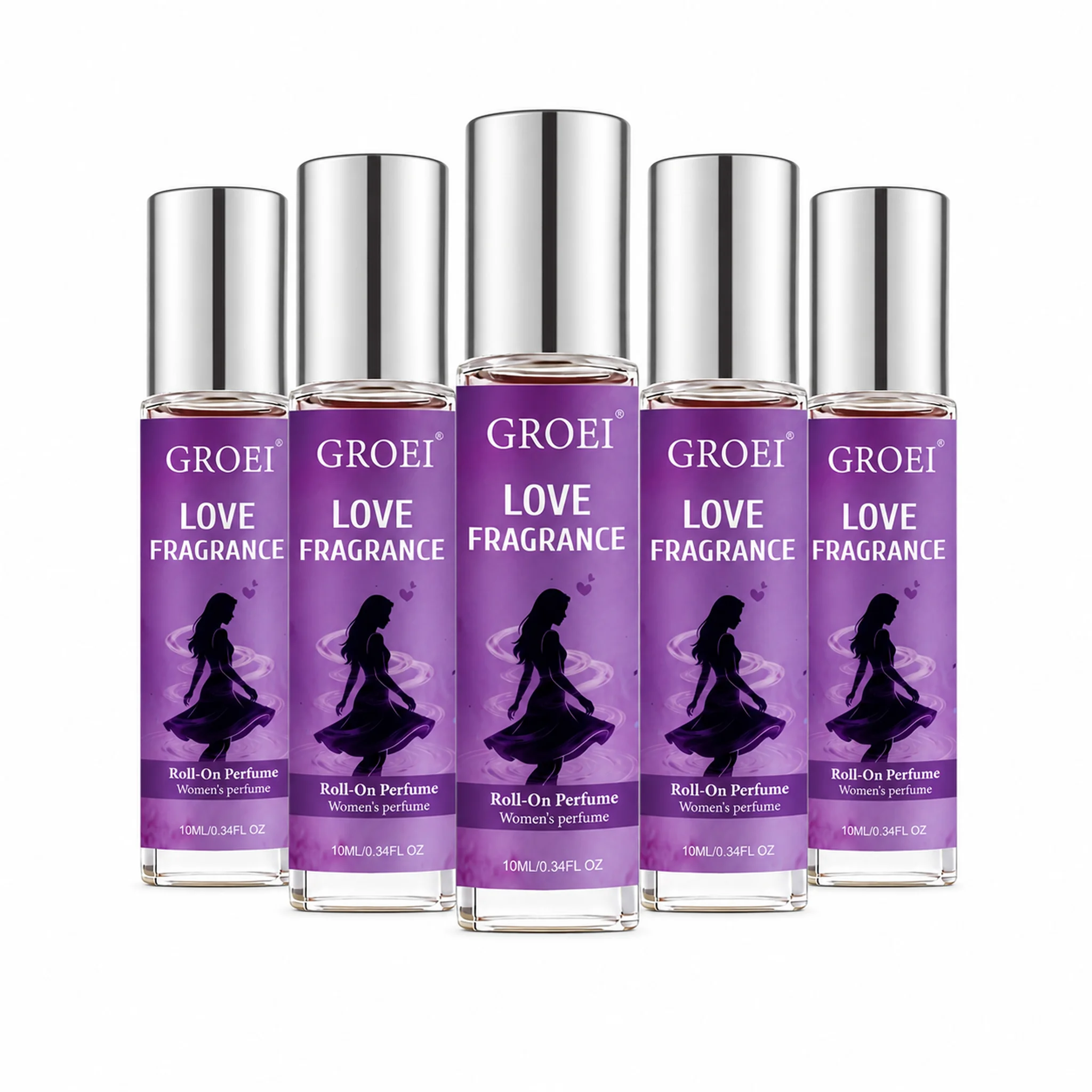 Fragrance-Oils Perfume - Perfume Roll-On GROEI para Mulheres 10ml,