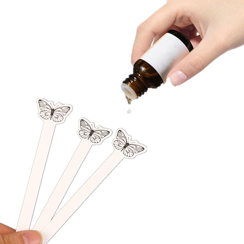 Fragrance-Oils Perfume - 100 Peças de Papel Testador Criativo