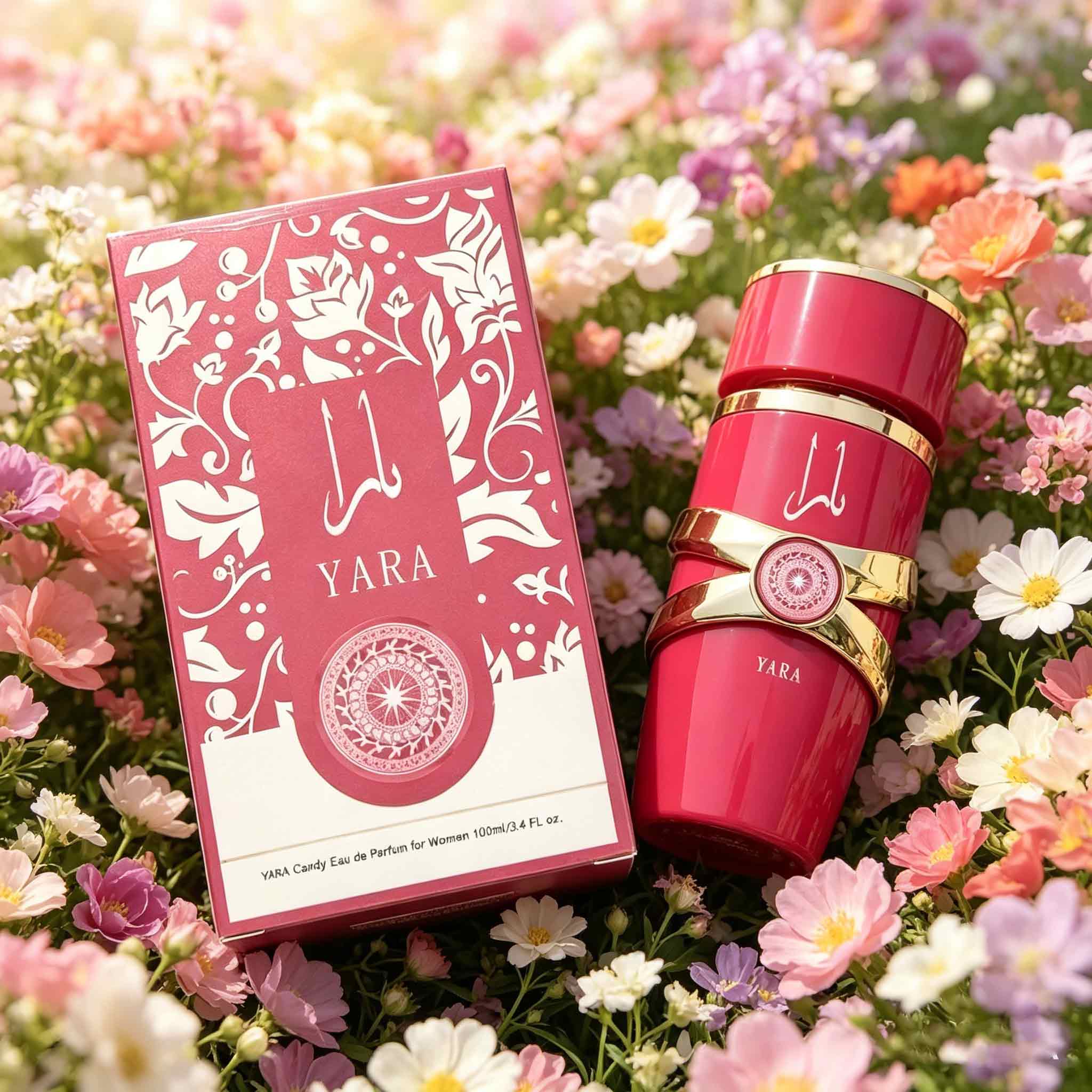Rose Water Spray - Perfume Yara do Oriente Médio, Frasco