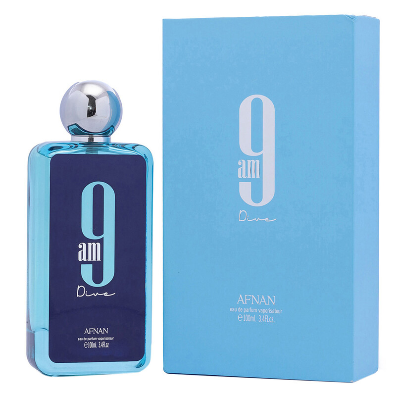 Afnan 9AM Dive EDP Spray 100ml - Perfume Fragrance Blue avaliação e preço