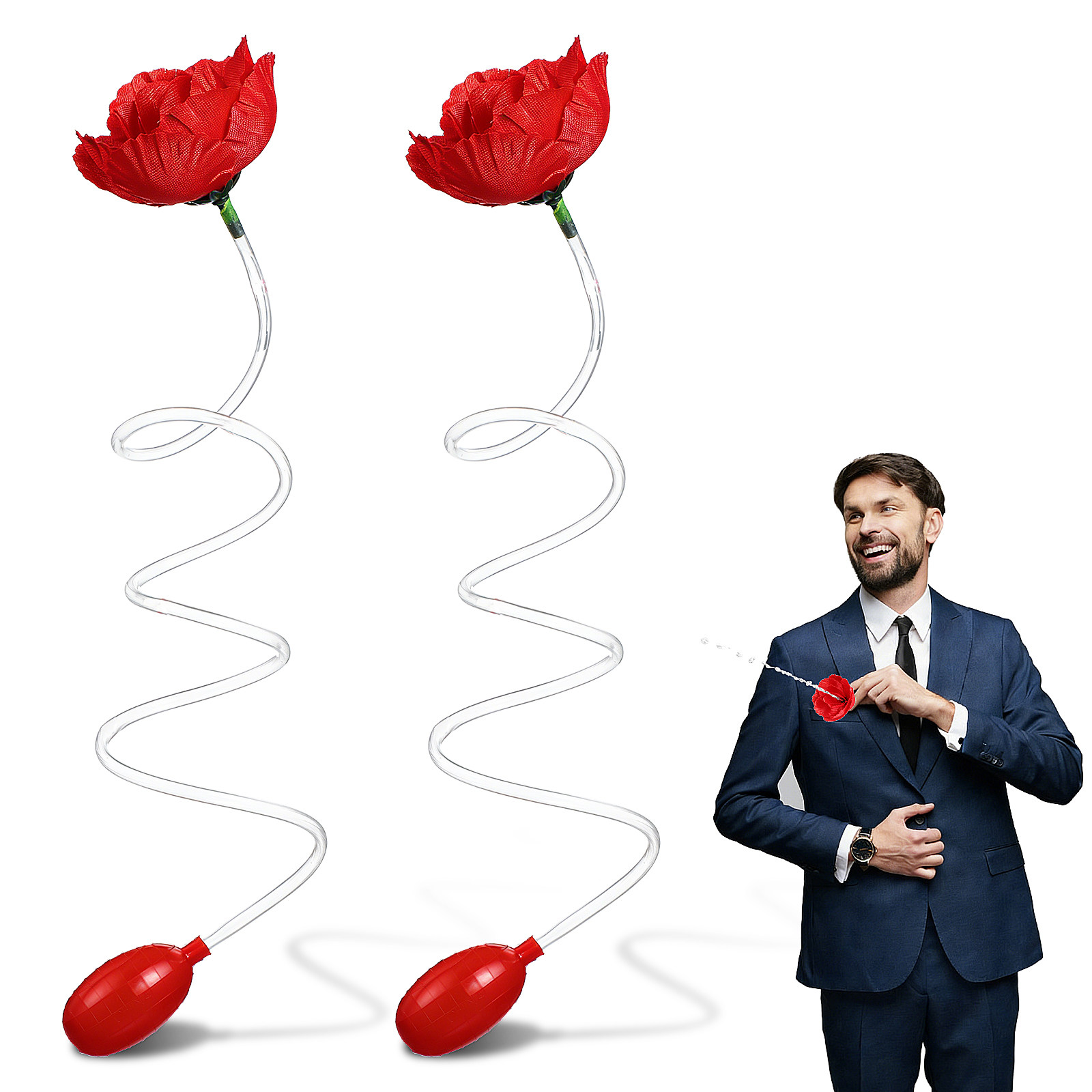2 Peças de Rosas de Plástico c - Rose Water Spray avaliação e preço