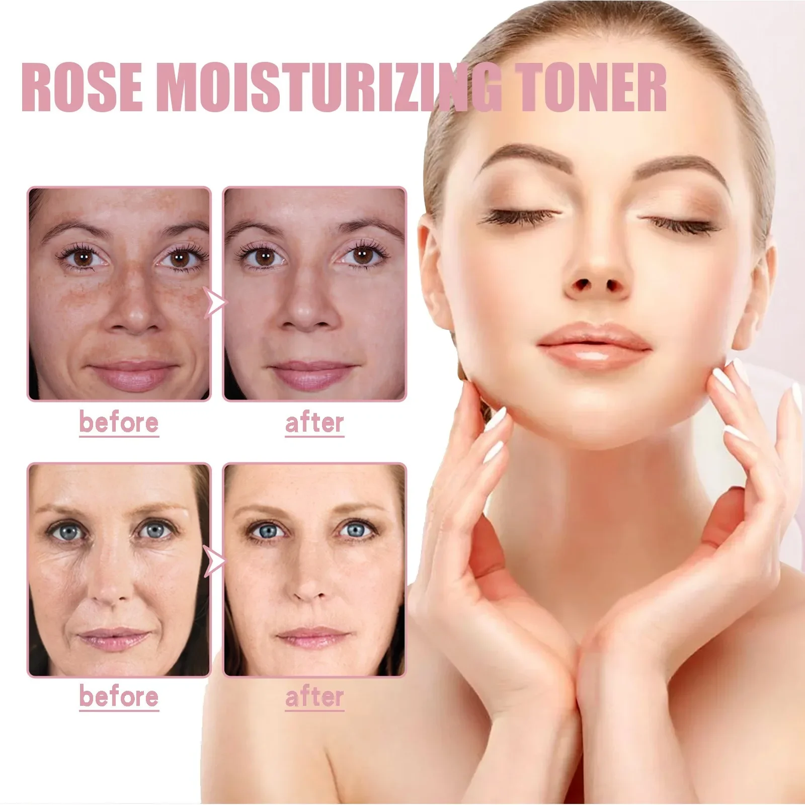 Spray Facial de Água de Rosas, - Rose Water Spray avaliação e preço