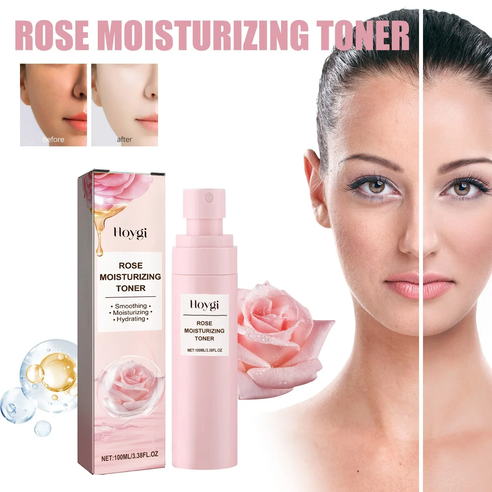 Spray Facial de Água de Rosas, - Rose Water Spray avaliação e preço